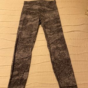 Lululemon grey printed align leggings